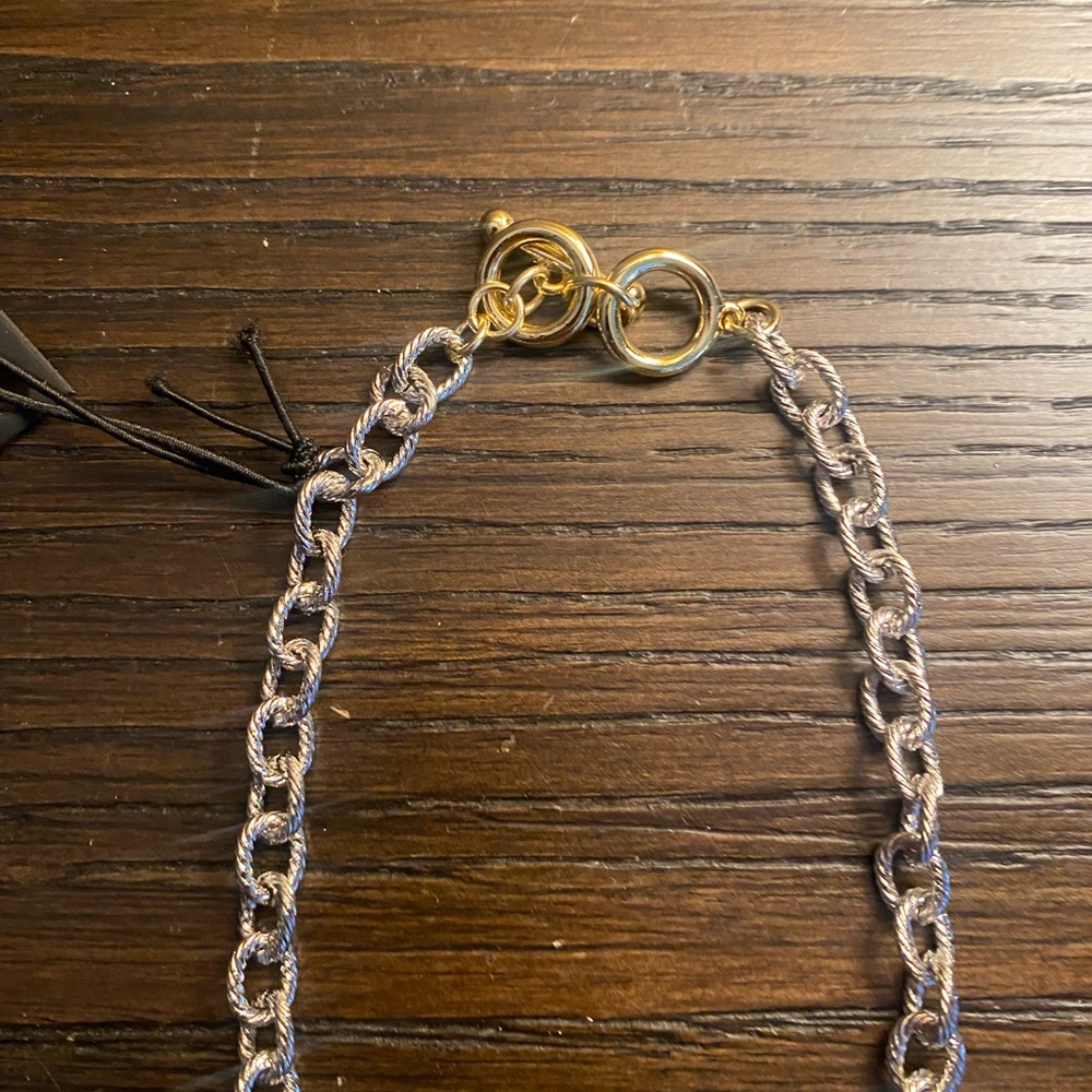 NEW Atterri chain link silver heart necklace - Picture 4 of 6